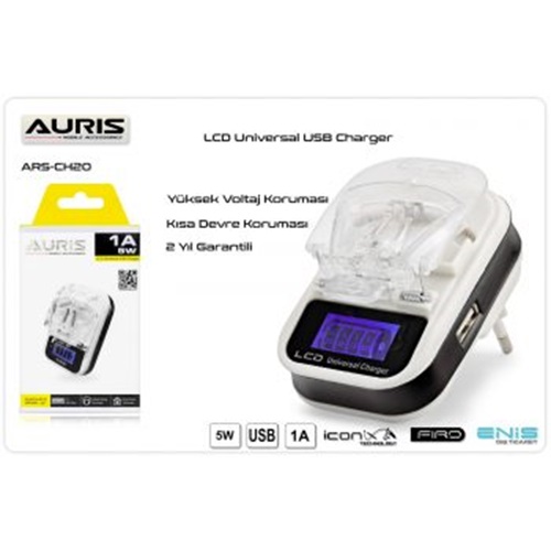 Auris CH20 Lcd Batarya Şarj