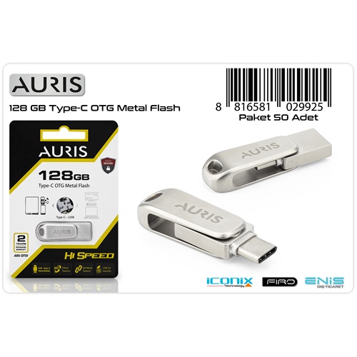 Auris 128 GB Type-C OTG Flash