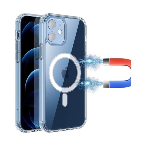 İphone 13 Pro Max Magsafe Acrylıc Case Şeffaf Şarj Kılıfı