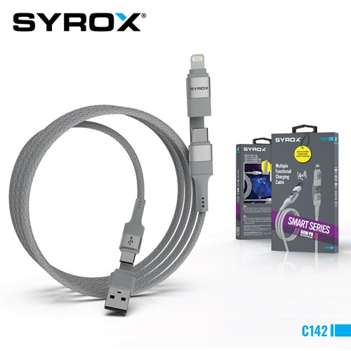 Syrox PD 60W 4in1 Çoklu Kablo